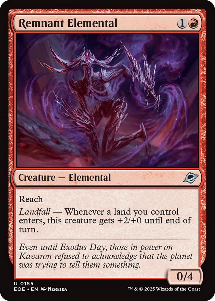 Remnant Elemental [Edge of Eternities] | Card Merchant Takapuna