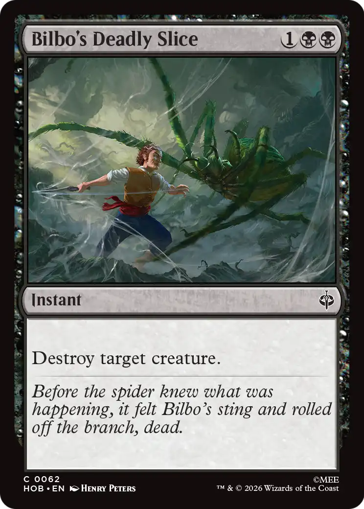 Bilbo's Deadly Slice [The Hobbit] | Card Merchant Takapuna