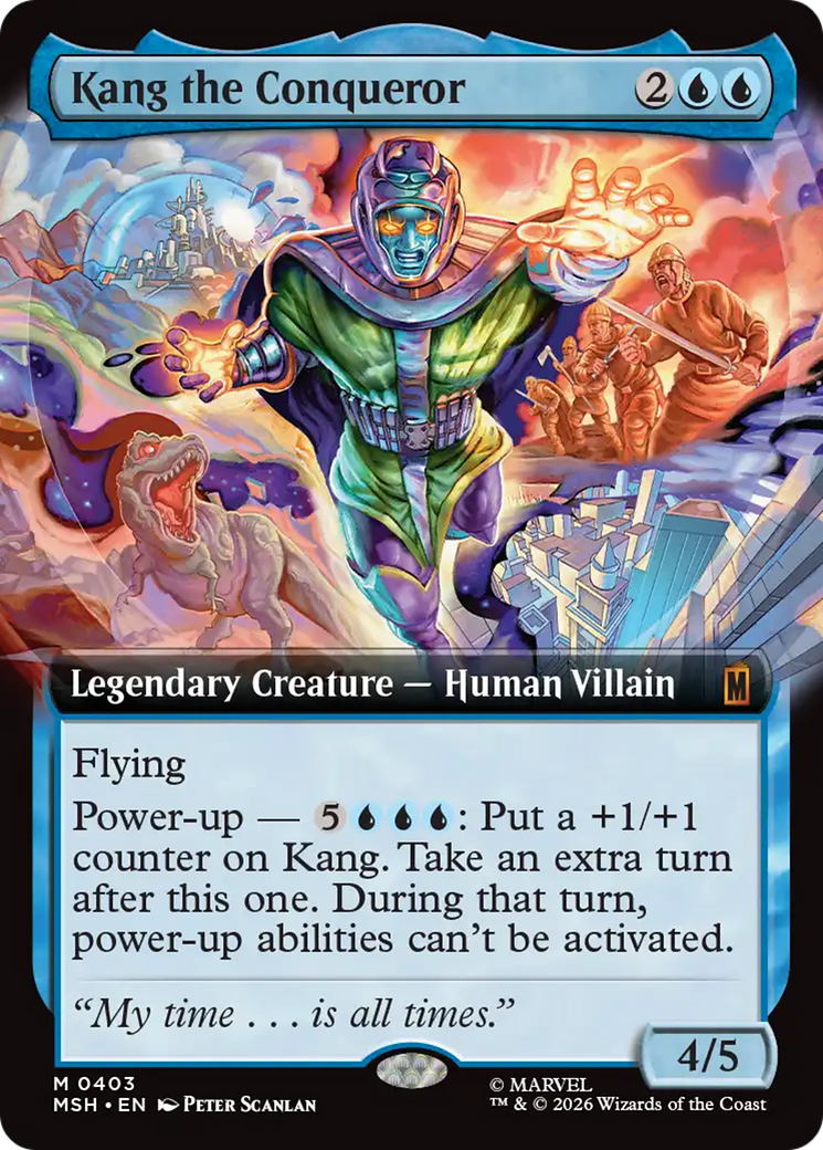 Kang the Conqueror (Extended Art) [Marvel Super Heroes] | Card Merchant Takapuna