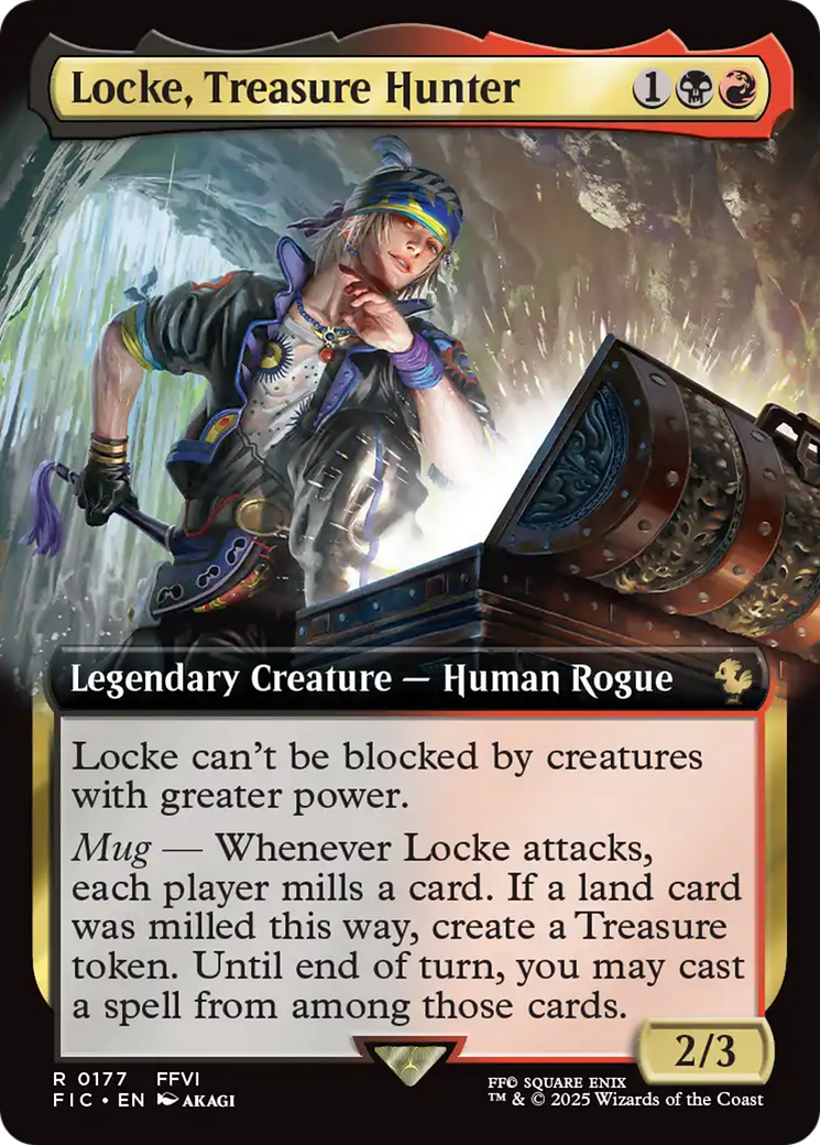 Locke, Treasure Hunter (Extended Art) [FINAL FANTASY Commander] | Card Merchant Takapuna