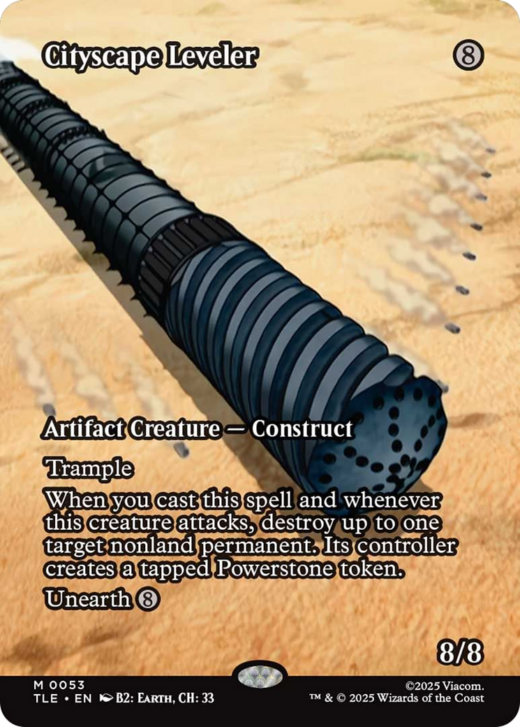 Cityscape Leveler (Borderless) [Avatar: The Last Airbender: Eternal-Legal] | Card Merchant Takapuna