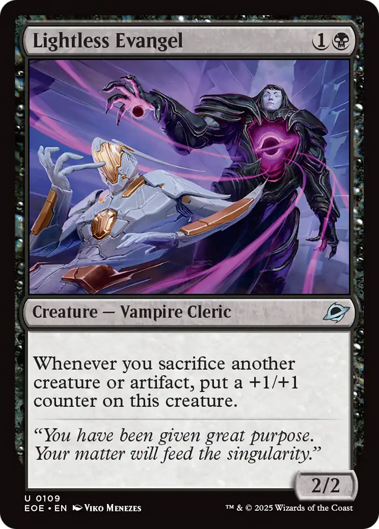 Lightless Evangel [Edge of Eternities] | Card Merchant Takapuna