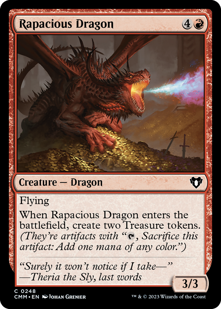 Rapacious Dragon [Commander Masters] | Card Merchant Takapuna