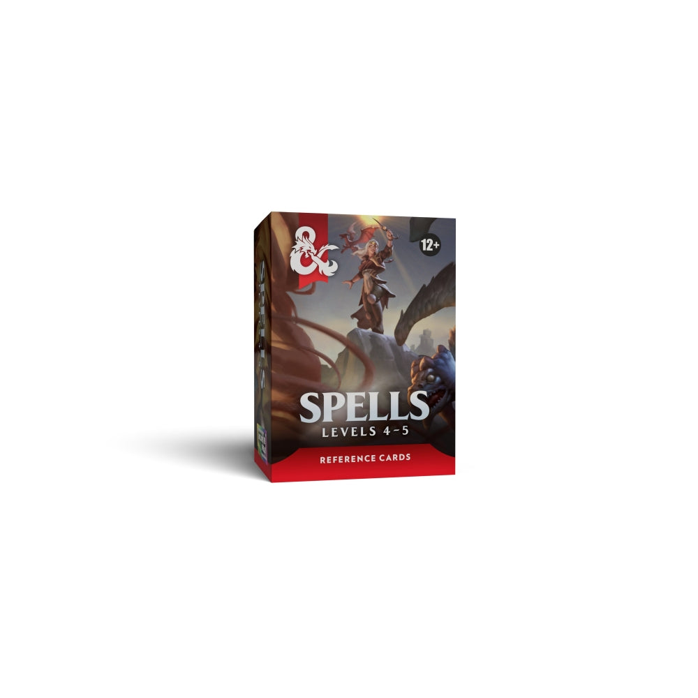 D&D Reference Cards - Spells: Levels 4–5 | Card Merchant Takapuna