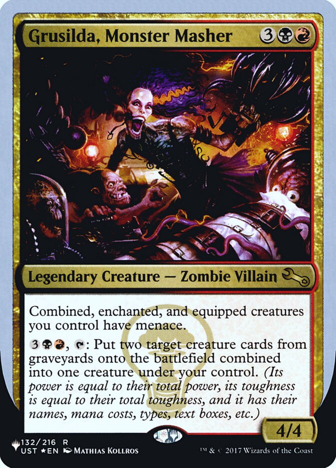 Grusilda, Monster Masher (Unfinity Foil Edition) [The List] | Card Merchant Takapuna