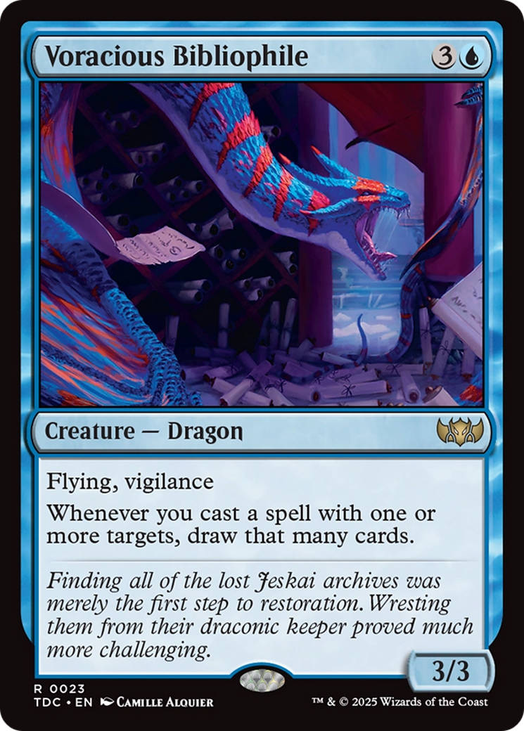 Voracious Bibliophile [Tarkir: Dragonstorm Commander] | Card Merchant Takapuna