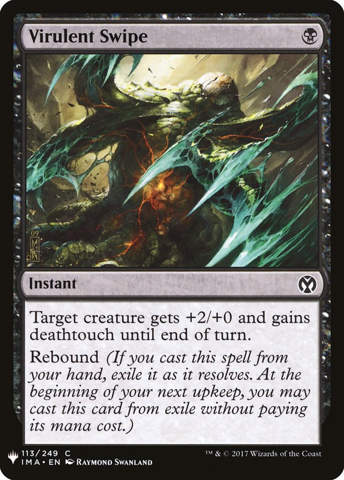 Virulent Swipe [Mystery Booster] | Card Merchant Takapuna