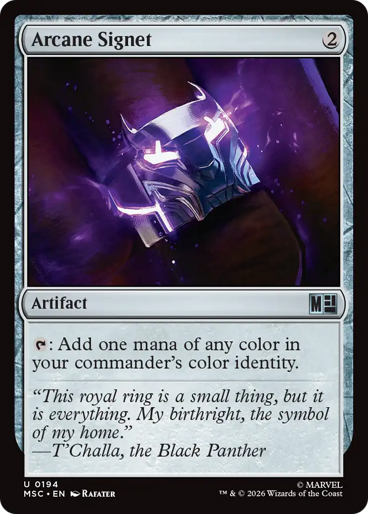 Arcane Signet (0194) [Marvel Super Heroes Commander] | Card Merchant Takapuna