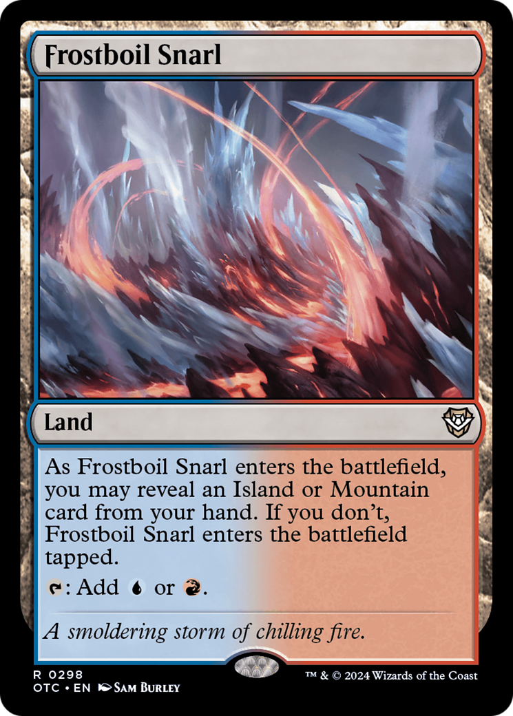 Frostboil Snarl [Outlaws of Thunder Junction Commander] | Card Merchant Takapuna