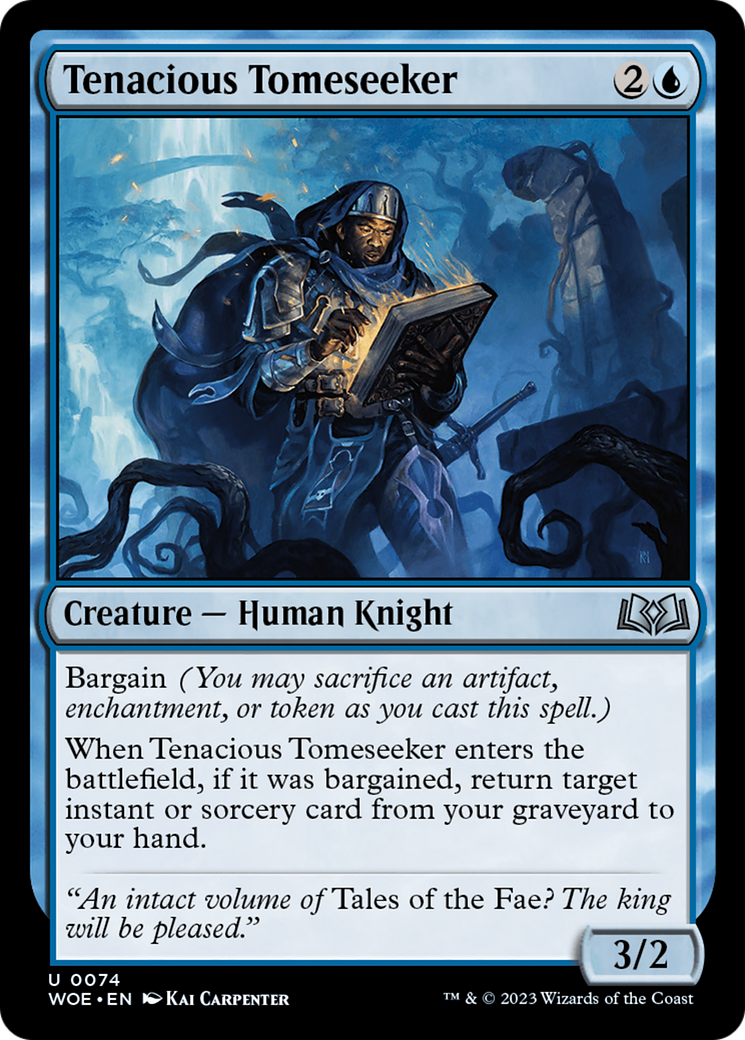 Tenacious Tomeseeker [Wilds of Eldraine] | Card Merchant Takapuna