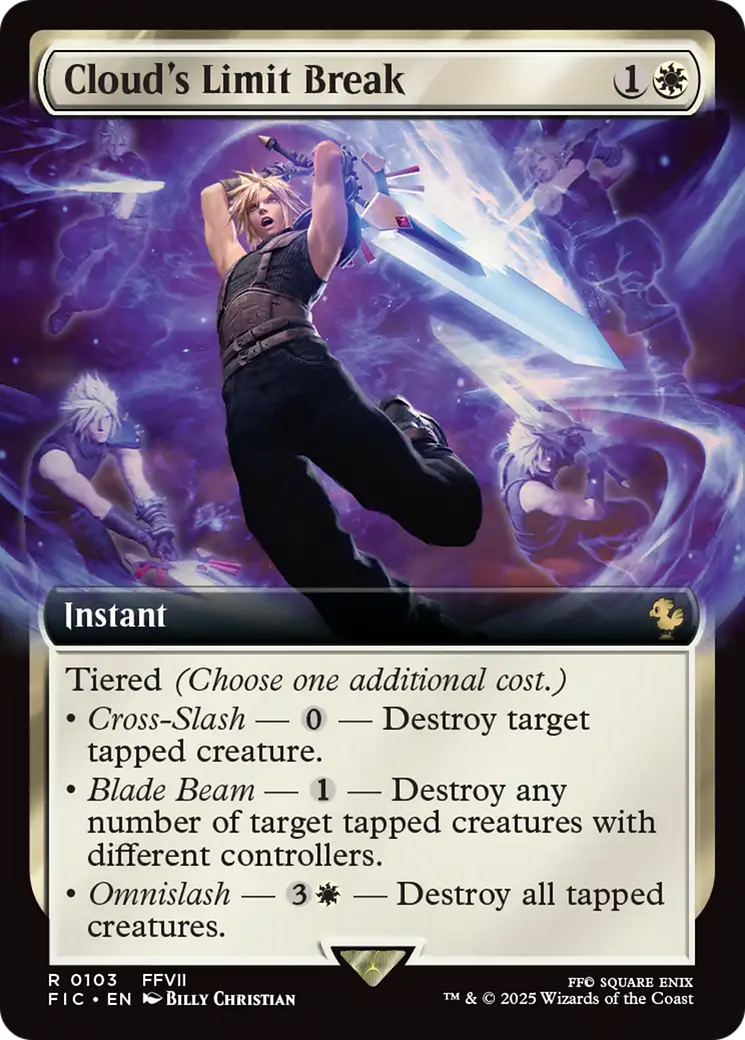 Cloud's Limit Break (Extended Art) [FINAL FANTASY Commander] | Card Merchant Takapuna