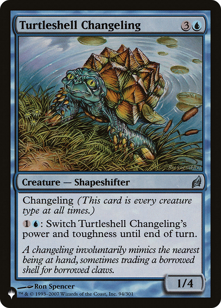 Turtleshell Changeling [The List] | Card Merchant Takapuna