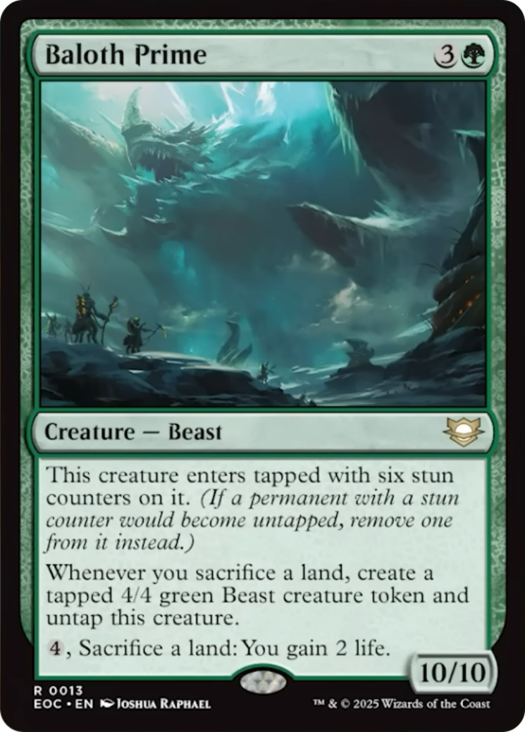 Baloth Prime [Edge of Eternities Commander] | Card Merchant Takapuna