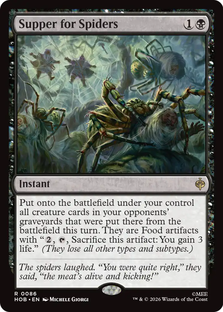 Supper for Spiders [The Hobbit] | Card Merchant Takapuna