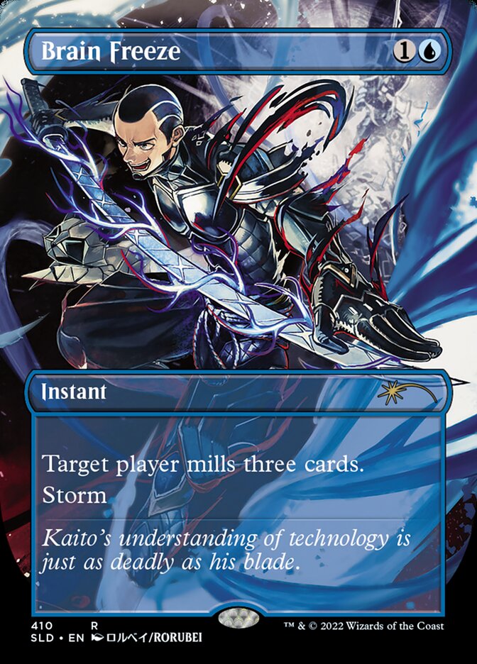 Brain Freeze (Borderless) [Secret Lair Drop Series] | Card Merchant Takapuna