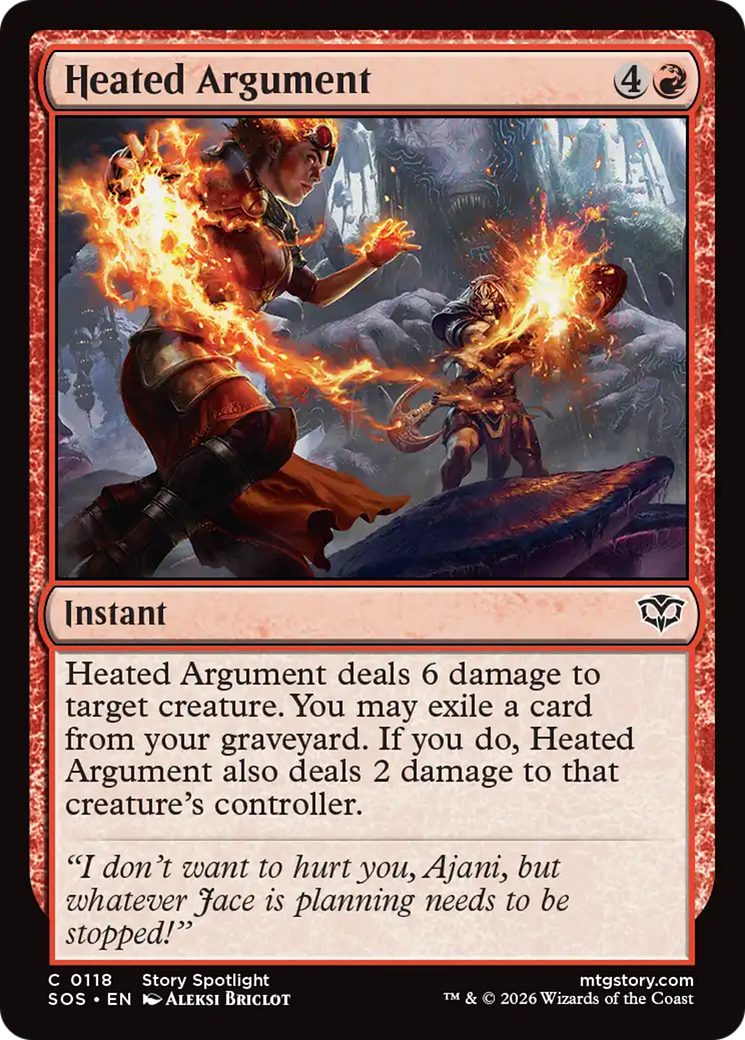 Heated Argument [Secrets of Strixhaven] | Card Merchant Takapuna