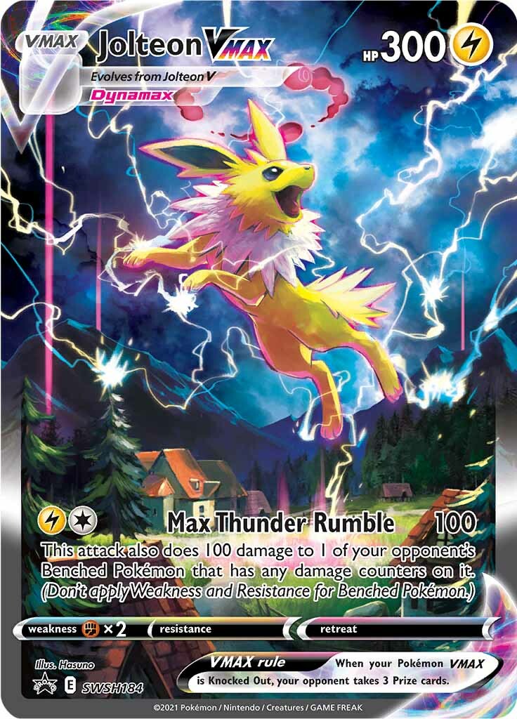 Jolteon VMAX (SWSH184) [Sword & Shield: Black Star Promos] | Card Merchant Takapuna