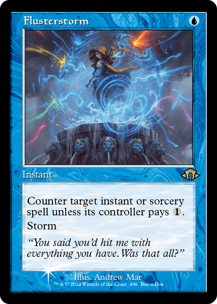 Flusterstorm (Retro Frame) [Modern Horizons 3 Prerelease Promos] | Card Merchant Takapuna