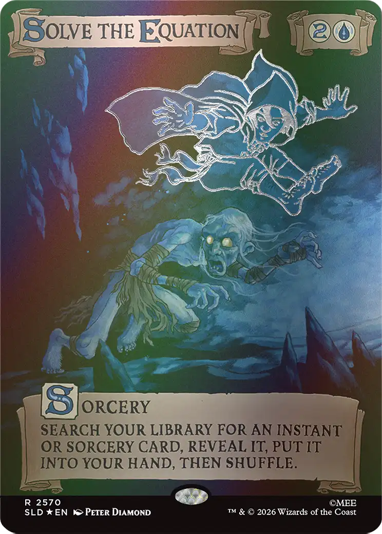 Solve the Equation (2570) (Out Of Sight Foil) [Secret Lair Drop Series] | Card Merchant Takapuna