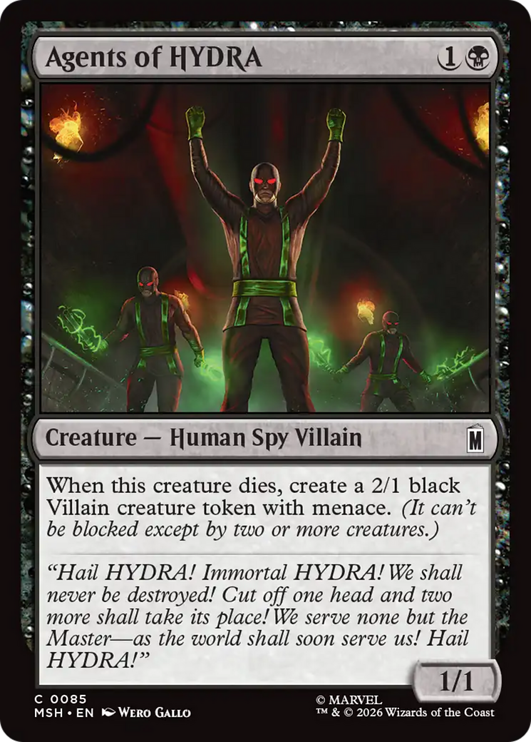 Agents of HYDRA [Marvel Super Heroes] | Card Merchant Takapuna