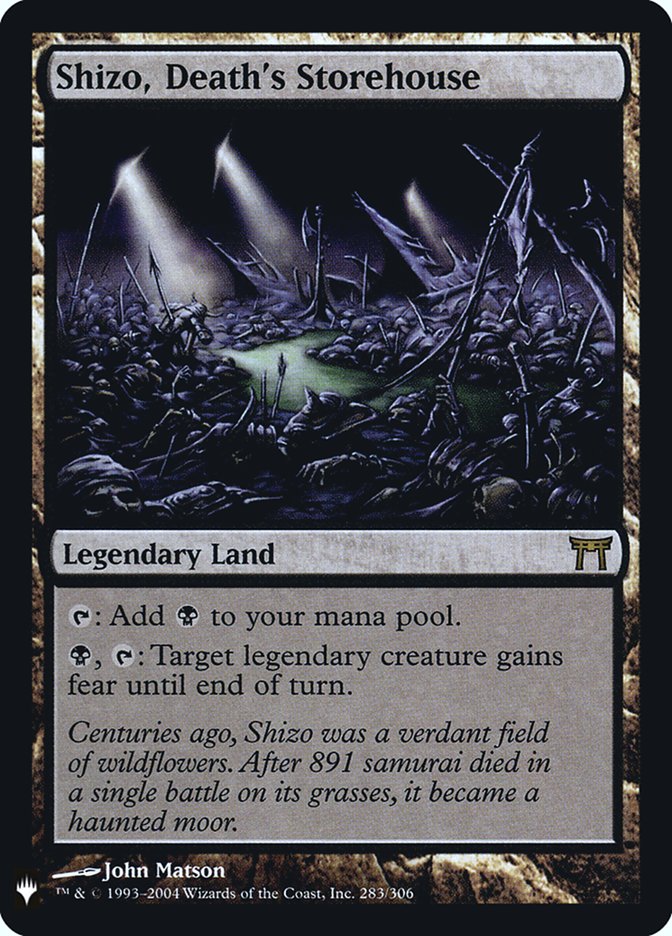 Shizo, Death's Storehouse [Mystery Booster] | Card Merchant Takapuna
