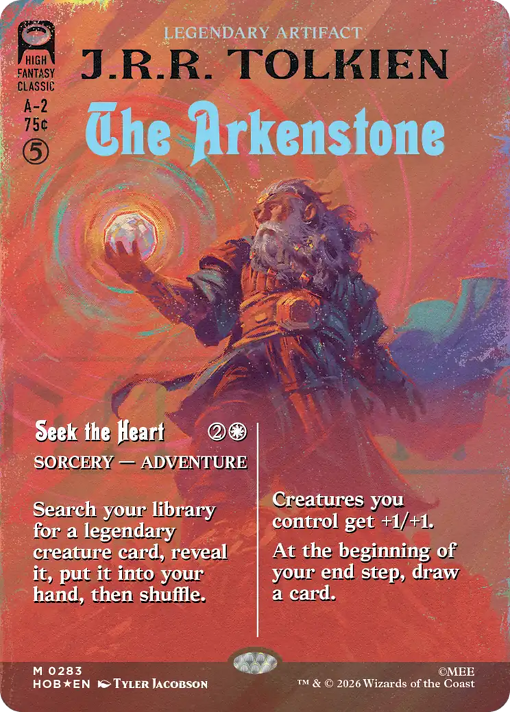 The Arkenstone (Borderless) (Surge Foil) [The Hobbit] | Card Merchant Takapuna