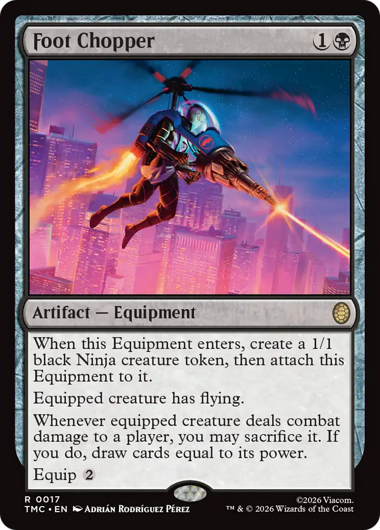 Foot Chopper [Teenage Mutant Ninja Turtles Commander] | Card Merchant Takapuna