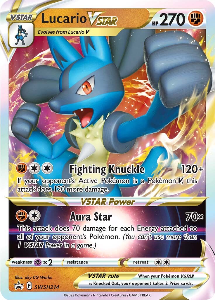 Lucario VSTAR (SWSH214) [Sword & Shield: Black Star Promos] | Card Merchant Takapuna