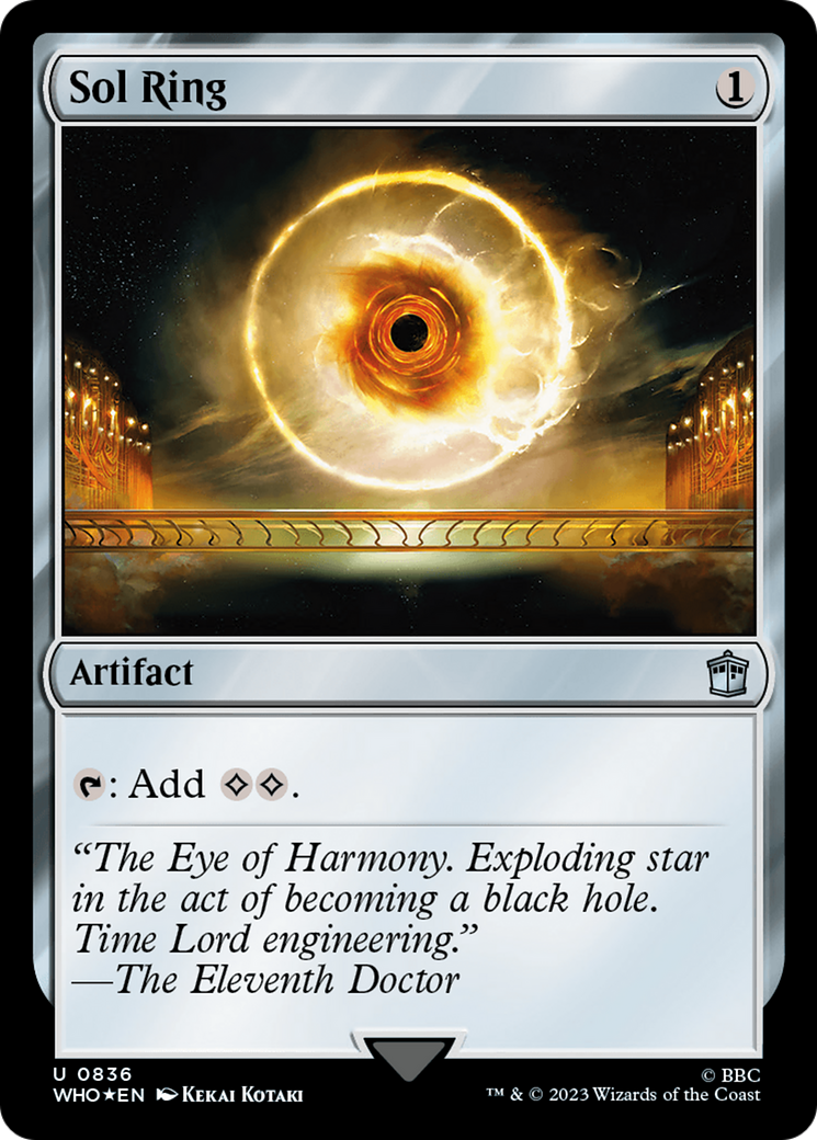 Sol Ring (Surge Foil) [Doctor Who] | Card Merchant Takapuna