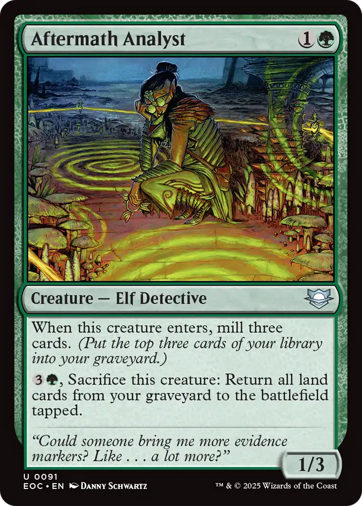 Aftermath Analyst [Edge of Eternities Commander] | Card Merchant Takapuna