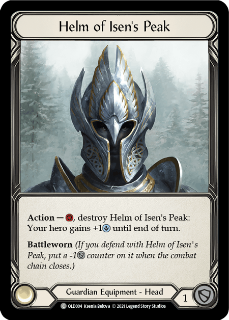 Helm of Isen's Peak [OLD004] (Tales of Aria Oldhim Blitz Deck)  1st Edition Normal | Card Merchant Takapuna