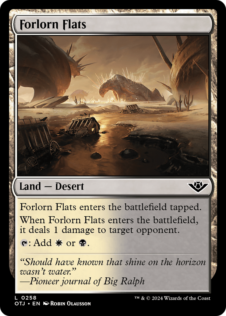 Forlorn Flats [Outlaws of Thunder Junction] | Card Merchant Takapuna