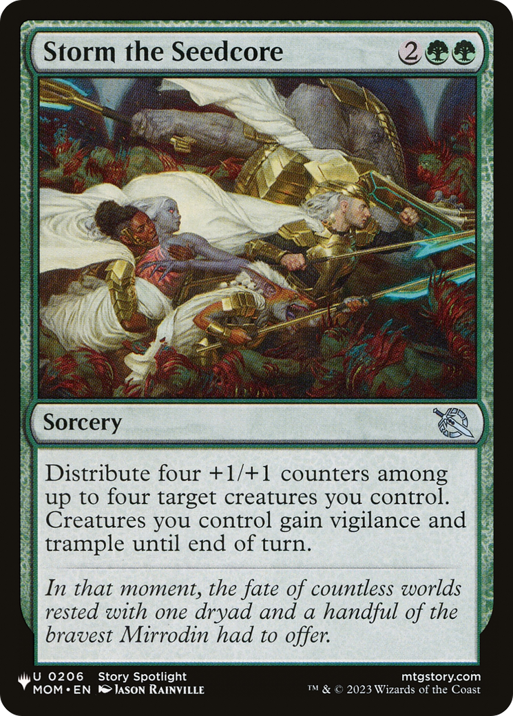 Storm the Seedcore [The List] | Card Merchant Takapuna