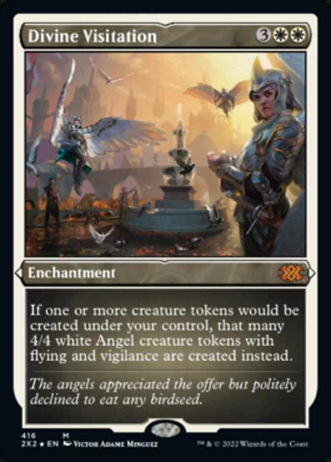 Divine Visitation (Foil Etched) [Double Masters 2022] | Card Merchant Takapuna