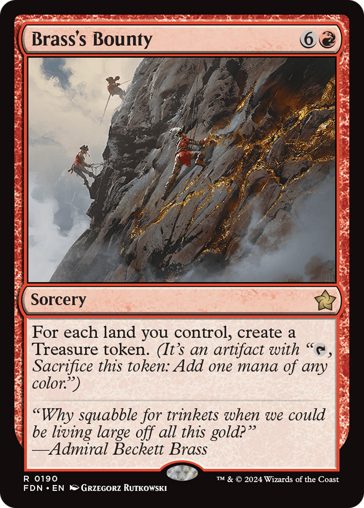 Brass's Bounty [Foundations] | Card Merchant Takapuna