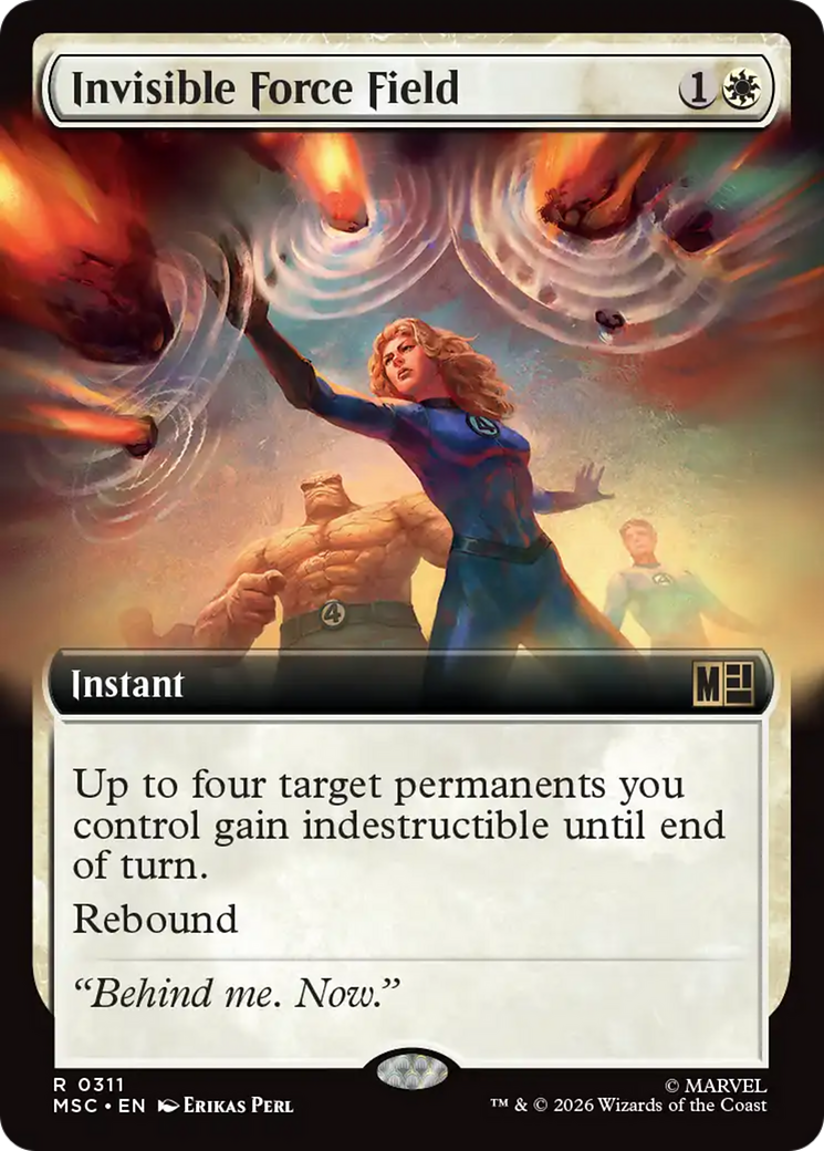 Invisible Force Field (Extended Art) [Marvel Super Heroes Commander] | Card Merchant Takapuna