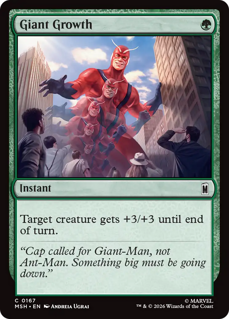 Giant Growth [Marvel Super Heroes] | Card Merchant Takapuna