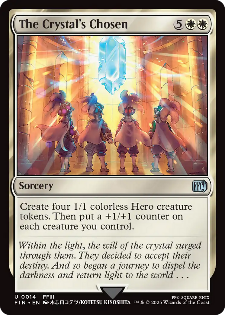 The Crystal's Chosen [FINAL FANTASY] | Card Merchant Takapuna