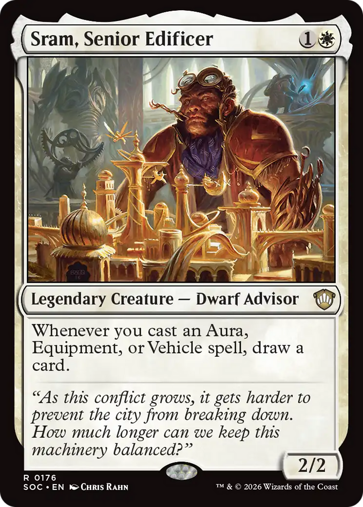 Sram, Senior Edificer [Secrets of Strixhaven Commander] | Card Merchant Takapuna