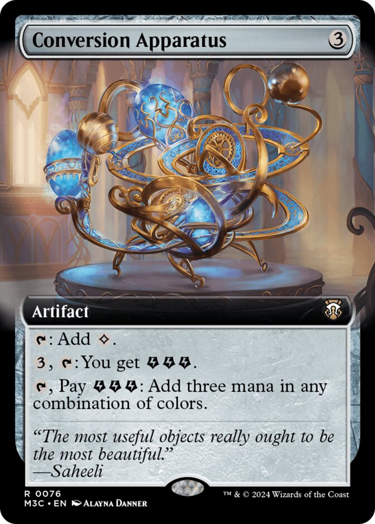 Conversion Apparatus (Extended Art) [Modern Horizons 3 Commander] | Card Merchant Takapuna