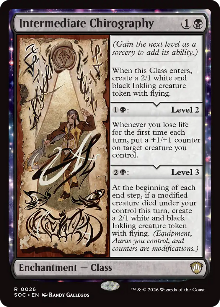 Intermediate Chirography [Secrets of Strixhaven Commander] | Card Merchant Takapuna