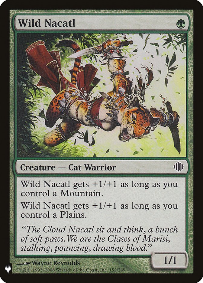 Wild Nacatl [Mystery Booster] | Card Merchant Takapuna