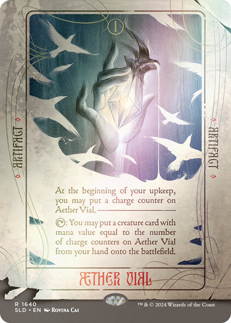 Aether Vial (Rainbow Foil) [Secret Lair Drop Series] | Card Merchant Takapuna