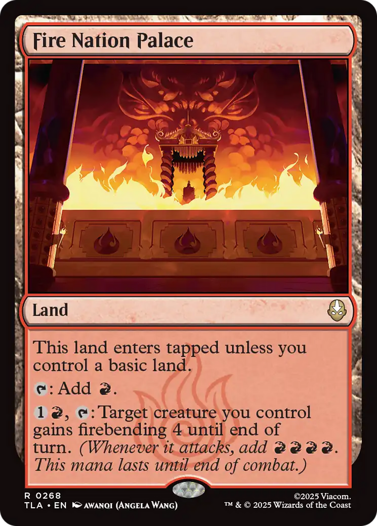 Fire Nation Palace [Avatar: The Last Airbender] | Card Merchant Takapuna