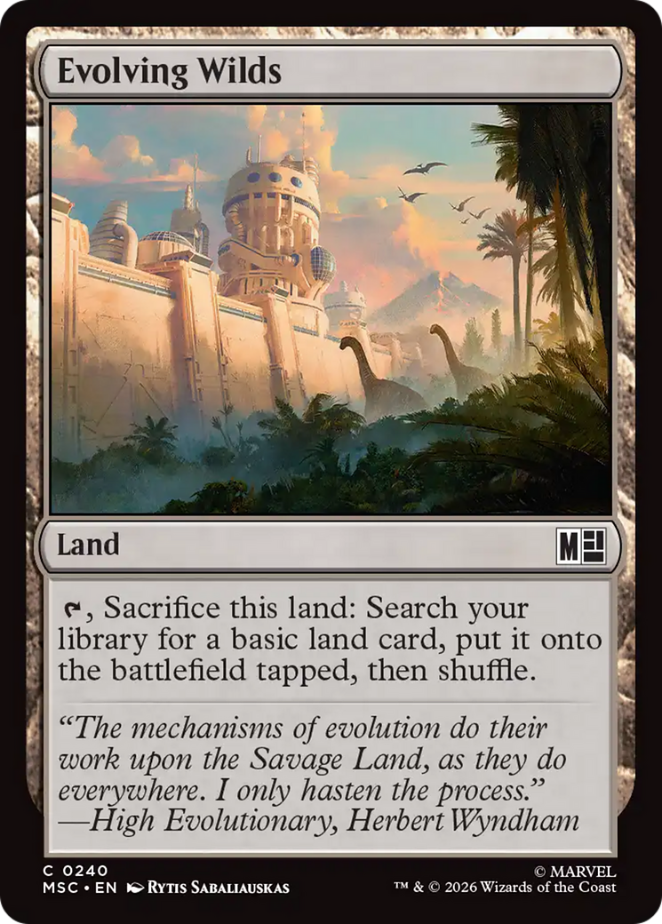 Evolving Wilds [Marvel Super Heroes Commander] | Card Merchant Takapuna