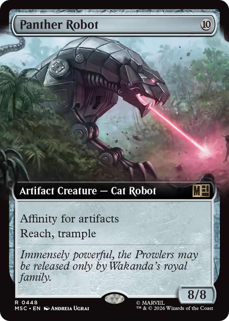 Panther Robot (Extended Art) [Marvel Super Heroes Commander] | Card Merchant Takapuna