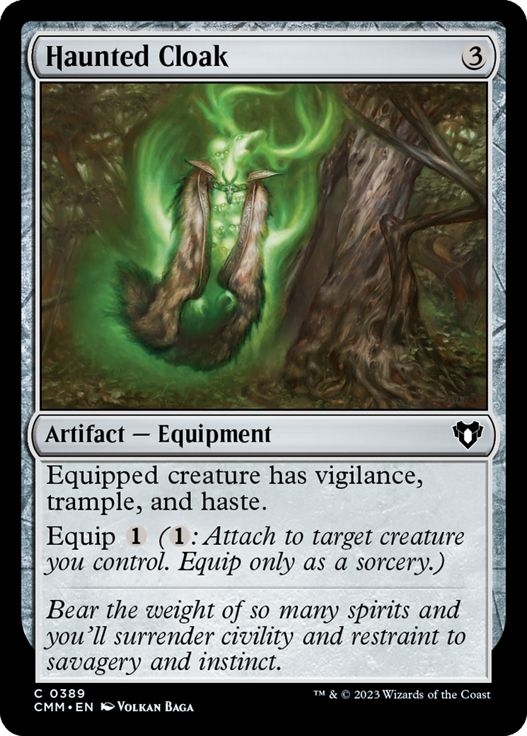 Haunted Cloak [Commander Masters] | Card Merchant Takapuna
