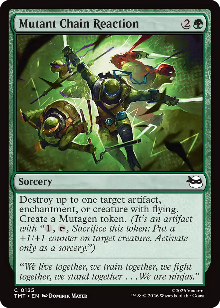 Mutant Chain Reaction [Teenage Mutant Ninja Turtles] | Card Merchant Takapuna