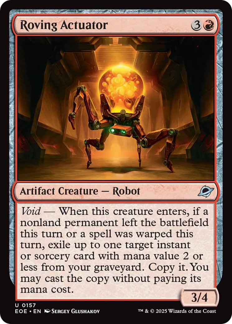 Roving Actuator [Edge of Eternities] | Card Merchant Takapuna
