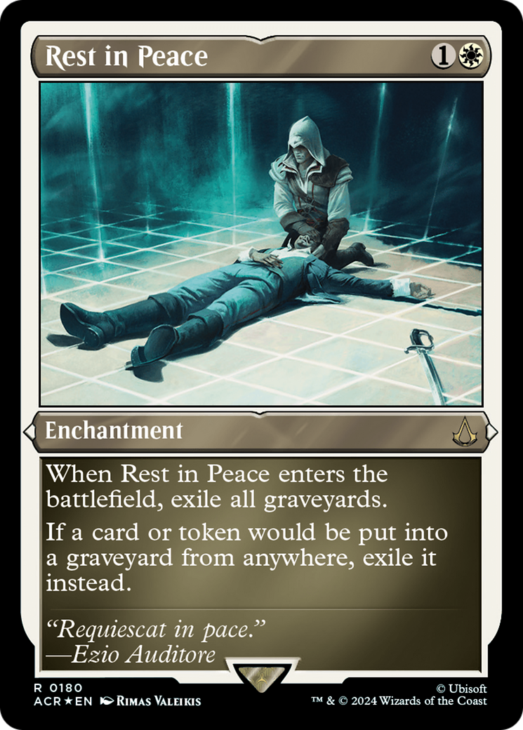 Rest in Peace (Foil Etched) [Assassin's Creed] | Card Merchant Takapuna